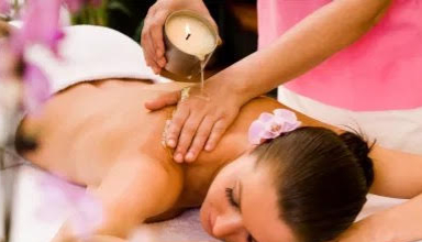 Hot Oil Candle Massage